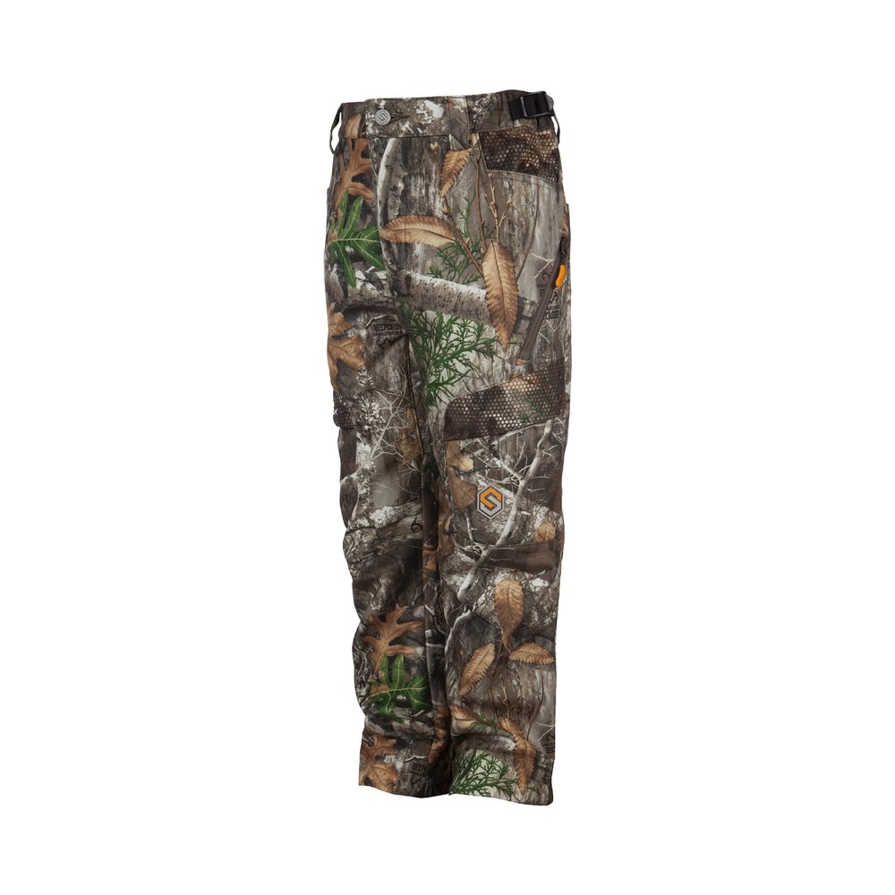 ScentLok Youth Hundo Taktix Pants, Hunting Clothes for Kids (Realtree Edge, Medium)