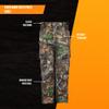 ScentLok Youth Hundo Taktix Pants, Hunting Clothes for Kids (Realtree Edge, Medium) view 2