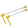 OMNI Racer World LIGHTEST Quick Release Wheel Skewer Set: JUST 41 Grams! (Gold) view 2