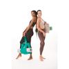 Canvas Tote Bag with Yoga Mat Carrier Sleeve in Green view 2