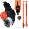 XS Scuba Quick Launch Marker Buoy - Orange view 2