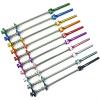 OMNI Racer World LIGHTEST Quick Release Wheel Skewer Set: JUST 41 Grams! (Pink) view 1