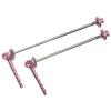 OMNI Racer World LIGHTEST Quick Release Wheel Skewer Set: JUST 41 Grams! (Pink) view 2