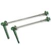 OMNI Racer World LIGHTEST Quick Release Wheel Skewer Set: JUST 41 Grams! (Green) view 2