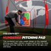 PowerNet Numbered Pitching Pad for Pitching Net, Softball Baseball Strike Zone Target Training, Travel Baseball Training Equipment (Pad Only) view 4