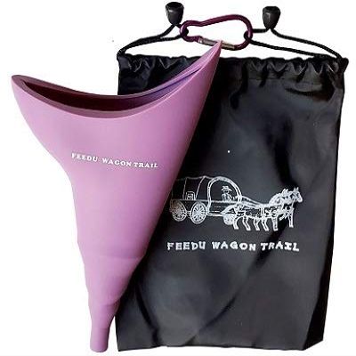 Feedu wagon trail Purple Female Urination Device, Women able to Pee Standing up. FUD is Great for Camping, Hiking, After Surgery & Traveling