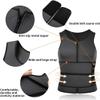MISS MOLY Sauna Waist Trainer Vest for Men Sweat Vest with Double Belt Workout Neoprene Body Shaper Tank Top,Gray XL view 3