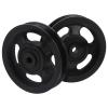 BESPORTBLE 2pcs Bearing Pulley Wheel Cable Machine Wheel Gym Equipment Part Pulley Cable Machine Attachment for Muscle Training Arm Strength Training Diameter 100mm Width 25mm