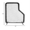Armor Jr Series Pitching Screen Baseball Net. Best L Screen Pitching Net for Batting Cage and On Field Use. This 7 x 5 Protective Screen is The Perfect Baseball L Screen (Black) view 2