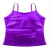 Jowowha Kids Girls Shiny Metallic Camisole Ballet Dance Tank Tops Summer Lightweight Gymnastic Performance Dance Top Clubwear Purple 6 view 3