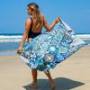 Elite Trend Quick Dry Towel Extra Large 78x35 Inch - Microfiber Beach Towel - Perfect for Beach, Travel, Swimming, Pool, Yoga, Hiking, Camping - Lightweight, Fast Drying, Compact for Adults (Artsy) view 2