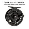 Aventik Z Fly Reel Center Drag System Classic III Graphite Large Arbor Sizes 3/4, 5/6, 7/8 Fly Fishing Reels (5/6 with Extra Spool) view 3
