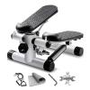 MG REAL Up-Down Stepper, Home Trainer, Mini Stepper Gym Exercise Leg Thigh Toning Workout Fitness Stair Arm Cord Training Machine,Black view 1