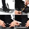 25inch Lightweight All Terrain Snowshoes for Outdoor w/Bag Anti Slip Grey view 4