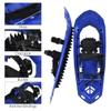 25inch Lightweight All Terrain Snowshoes for Outdoor w/Bag Anti Slip Black view 3