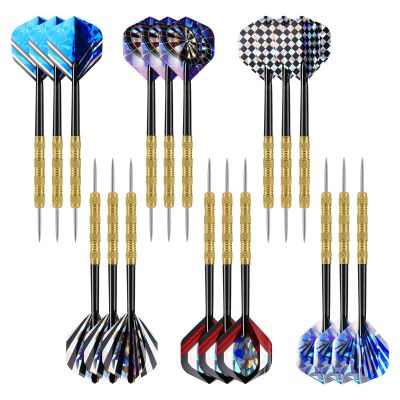 Accmor Metal Tip Darts, Steel Tip Darts, Professional Metal Darts, Darts Metal Tip Set, Metal Darts for Dartboard,18 pcs 