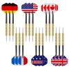Accmor Metal Tip Darts, Steel Tip Darts, Professional Metal Darts, Darts Metal Tip Set, Metal Darts for Dartboard,18 pcs 