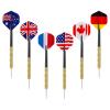 Accmor Metal Tip Darts, Steel Tip Darts, Professional Metal Darts, Darts Metal Tip Set, Metal Darts for Dartboard,18 pcs  view 2