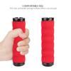 Handlebar Grips with Lock on Handle End for Mountain Grip(red) view 4
