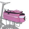 RAYMACE Bike Trunk Cooler Bag With Tail Light,Bicycle Rear Rack Bag Insulated Storage 8L,Pannier Bag (Violet) view 1