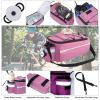 RAYMACE Bike Trunk Cooler Bag With Tail Light,Bicycle Rear Rack Bag Insulated Storage 8L,Pannier Bag (Violet) view 4