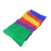 CH01 Pack of 6 Belly Dance Juggling Scarves Square Dance Scarves Juggling Scarf Silk Scarves Music Movement Scarf for Baby Toddler Kids view 2