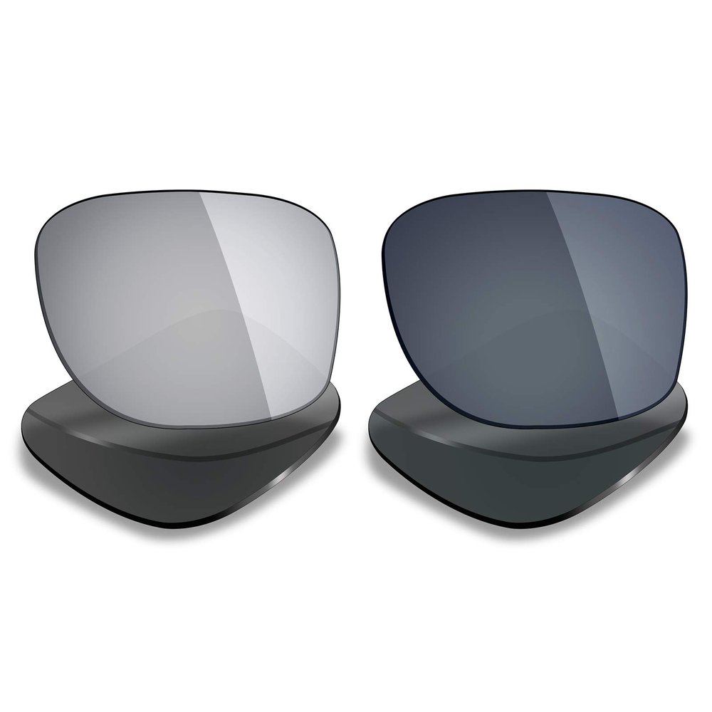 Mryok 2 Pair Polarized Replacement Lenses for Oakley Holbrook Metal Sunglass - Options