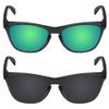 Galvanic Replacement Lenses for Oakley Frogskins LX OO2043 | Frogskins LX Asian Fit OO2039 Sunglasses - Jade + Black Polarized - Combo Pack view 2