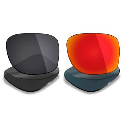 Mryok 2 Pair Polarized Replacement Lenses for Oakley Holbrook Metal Sunglass - Options