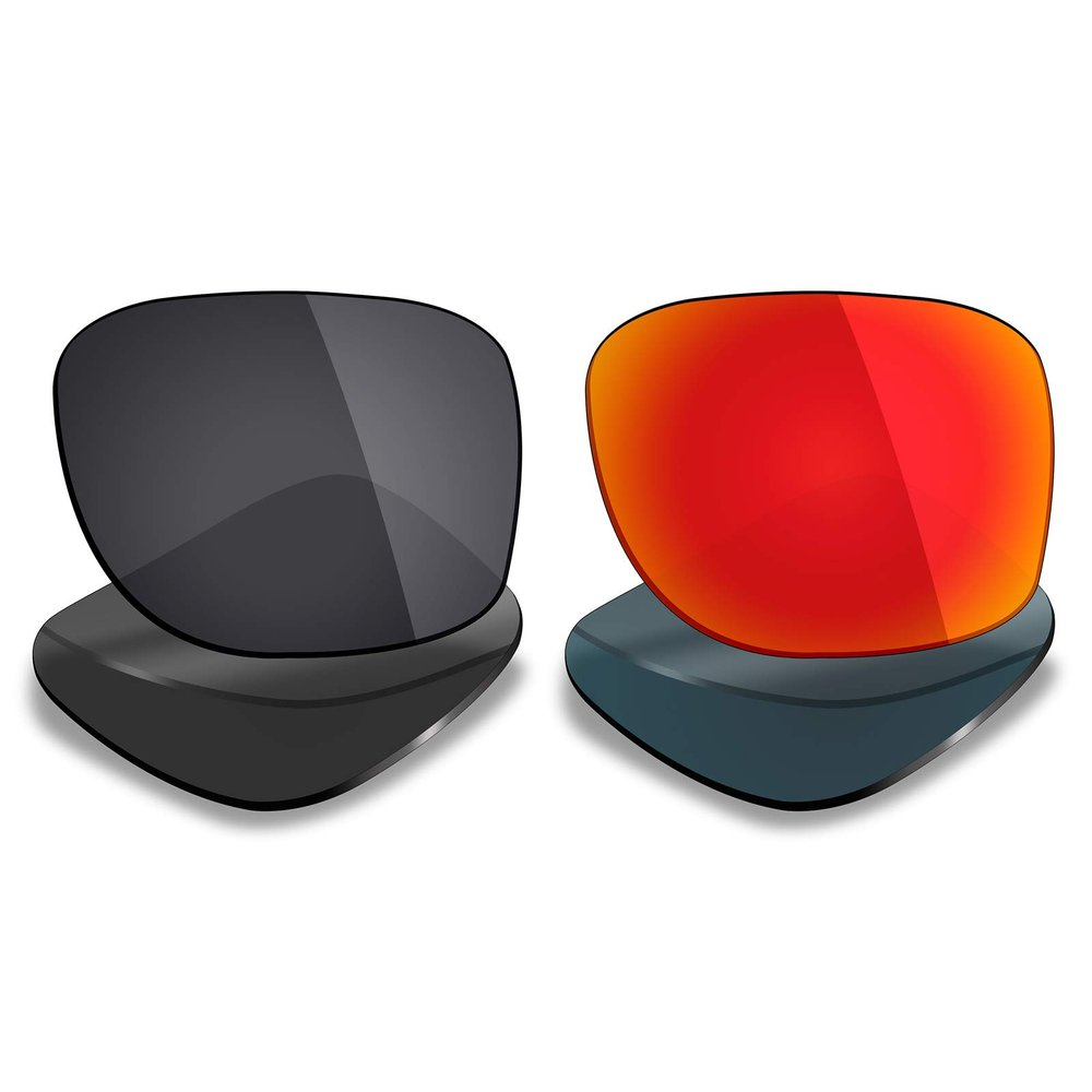 Mryok 2 Pair Polarized Replacement Lenses for Oakley Holbrook Metal Sunglass - Options