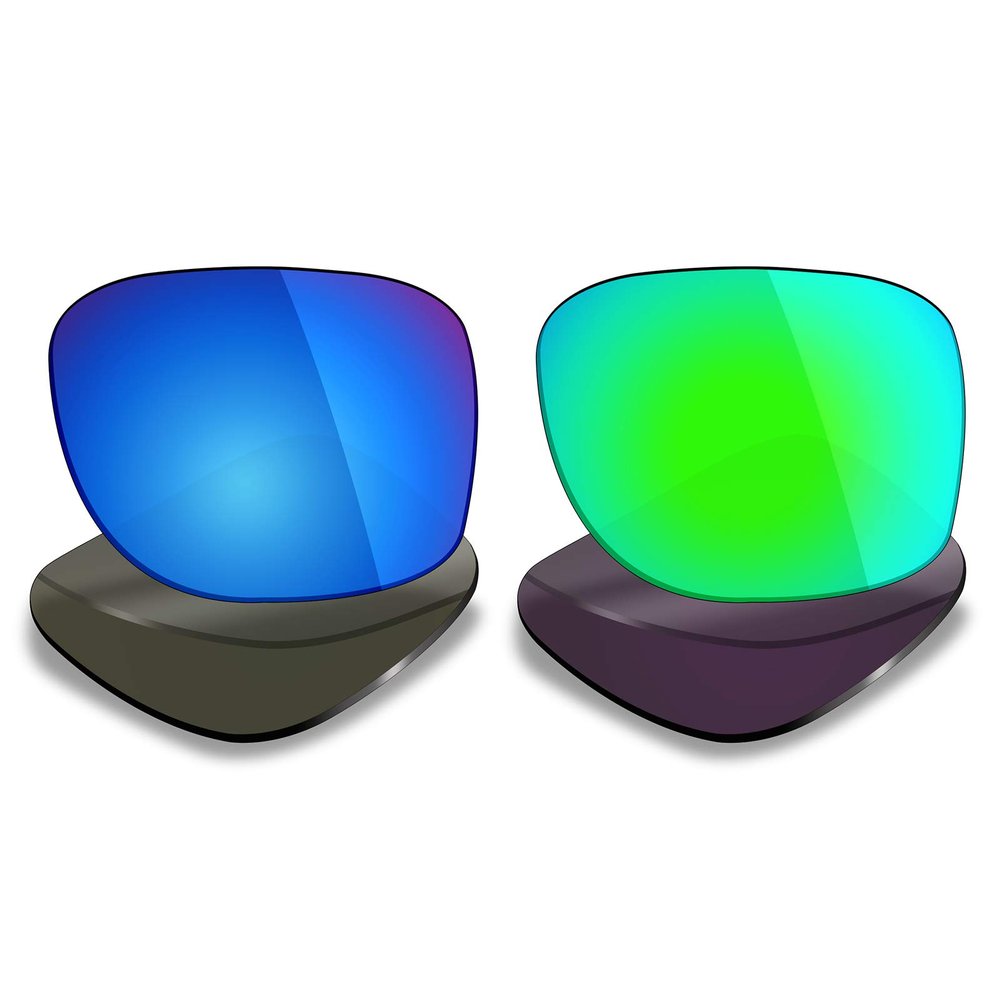 Mryok 2 Pair Polarized Replacement Lenses for Oakley Holbrook Metal Sunglass - Options