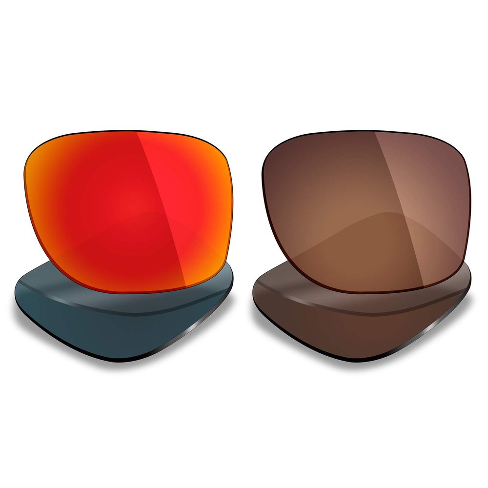 Mryok 2 Pair Polarized Replacement Lenses for Oakley Holbrook Metal Sunglass - Options