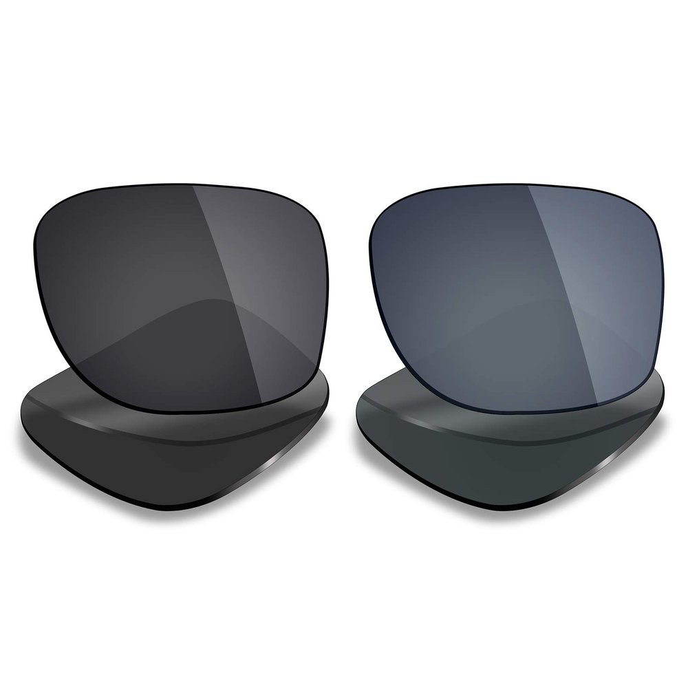 Mryok 2 Pair Polarized Replacement Lenses for Oakley Holbrook Metal Sunglass - Options