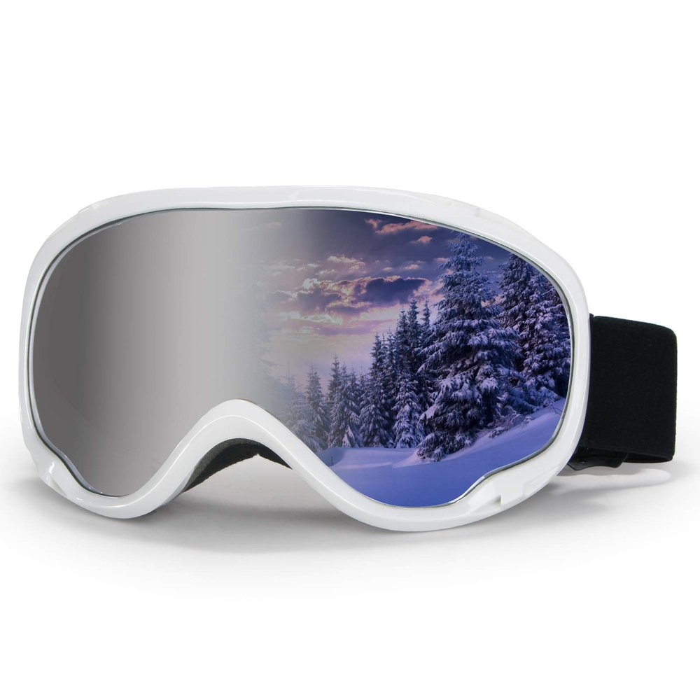 4-FQ Outdoor Snow Goggles, Anti Fog, UV400 Protection, OTG, Ski Goggles, Snowboard Goggles, Men, Women, Youth