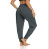 DIBAOLONG Womens Yoga Sweatpants Comfy Lounge Pajama Pants Loose Harem Workout Joggers Pants with Pockets Deep Gray S view 4
