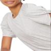 Amazon Essentials Women's Regular-Fit Twist Sleeve Crewneck T-Shirt, Light Grey Heather, Small view 3