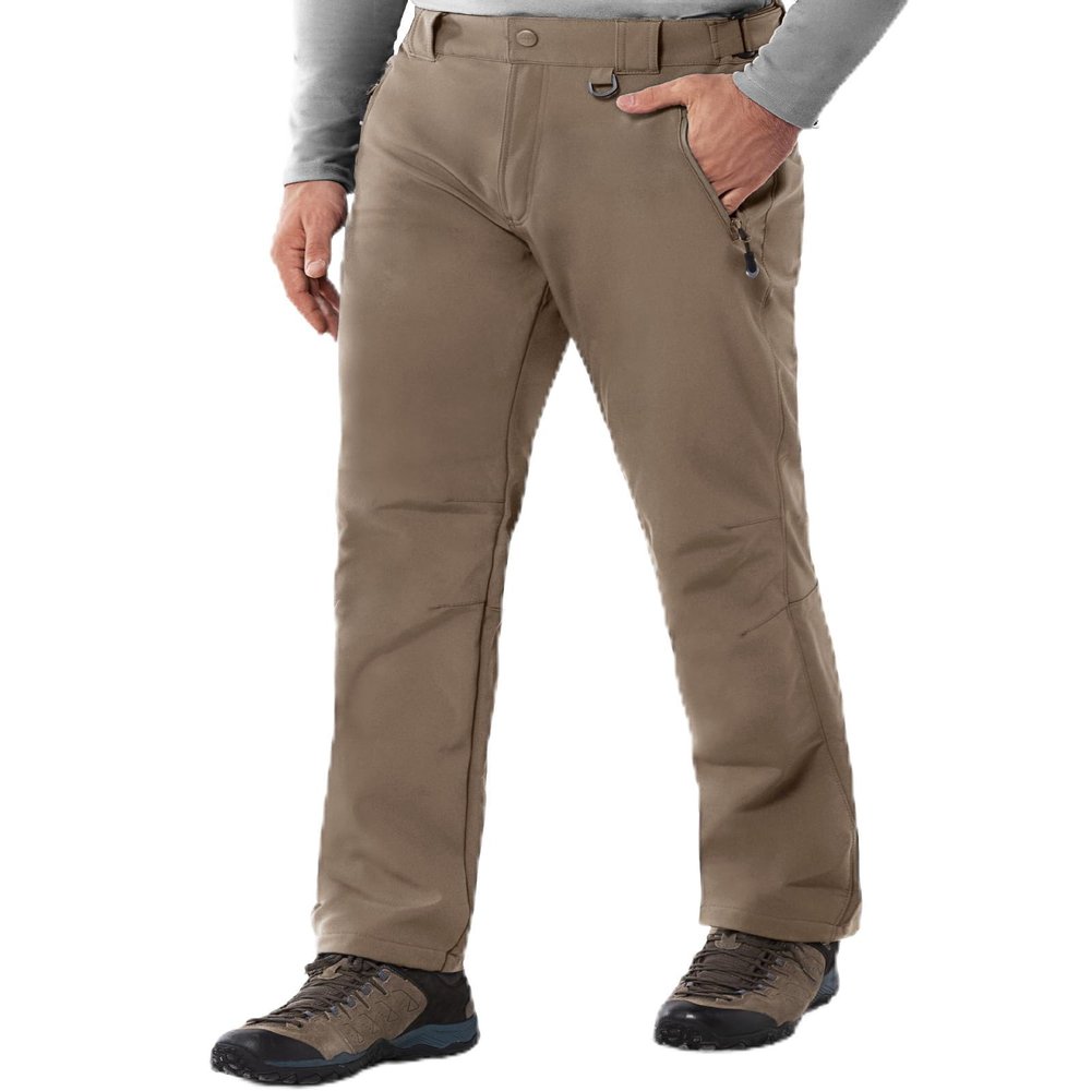 33,000ft Men's Winter Snow Ski Fleece Lined Pants Warm Waterproof Softshell Insulated for Snowboard Outdoor Work Hiking