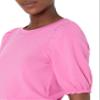 Amazon Essentials Women's Regular-Fit Puff Short-Sleeve Crewneck T-Shirt, Bright Pink, Small view 3
