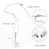 constantlife Cremation Golf Clubs Jewelry for Ashes Urn Necklace Keepsake 316L Stainless Steel Memorial Pendant (Silver) view 2