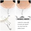 constantlife Cremation Golf Clubs Jewelry for Ashes Urn Necklace Keepsake 316L Stainless Steel Memorial Pendant (Silver) view 4