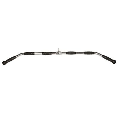 LAT Pull-down Bar Handle Accessories, Gym Cable Machine Accessories, Rotatable Triceps Press Bar With Rubber Handle, All Cable Machine Home Fitness Equipment (Size : L120CM)