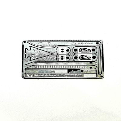 Callie Russel Signature Survival Card - Survival Tools - Pocket Multi Tool - Card Tool - Grim Survival Tool
