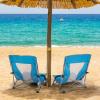 AsterOutdoor Low Sling Beach Chair Folding Lightweight Mesh Back Sand Chair for Camping Outdoor Lawn, Carry Bag Included, Supports 250lbs, 27 inches high, Blue, 1 Pack view 2