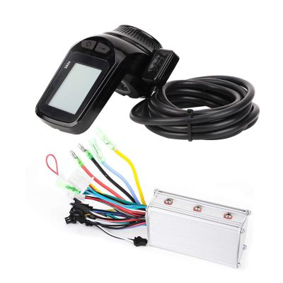 Electric Bike Motor Controller 24V 36V 48V 60V Scooter Brushless Controller Thumb Throttle LCD Panel (48v)