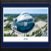 AT&T Stadium - 44x18-inch Double Mat, Deluxe Framed Picture by Blakeway Panoramas view 1
