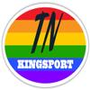 Kingsport TN Tennessee Sullivan County Rainbow Pride Flag 6 Stripes Pride Flag Euro Decal Bumper Sticker 3M Vinyl 3" x 5" view 1