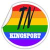Kingsport TN Tennessee Sullivan County Rainbow Pride Flag 6 Stripes Pride Flag Euro Decal Bumper Sticker 3M Vinyl 3" x 5" view 2