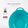 Lifeventure Unisex's Ellipse Camping, Travel & Outdoor Bowl, Teal, One Size view 2