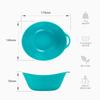 Lifeventure Unisex's Ellipse Camping, Travel & Outdoor Bowl, Teal, One Size view 3