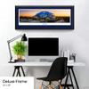 AT&T Stadium - 44x18-inch Double Mat, Deluxe Framed Picture by Blakeway Panoramas view 2